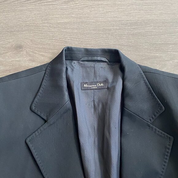 Massimo Dutti Black Blazer with Pockets - Picture 9 of 11